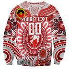 Custom Sydney Swans NAIDOC Week 2024 Sweatshirt Mascot Football