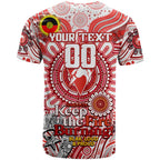 Custom Sydney Swans NAIDOC Week 2024 T Shirt Mascot Football