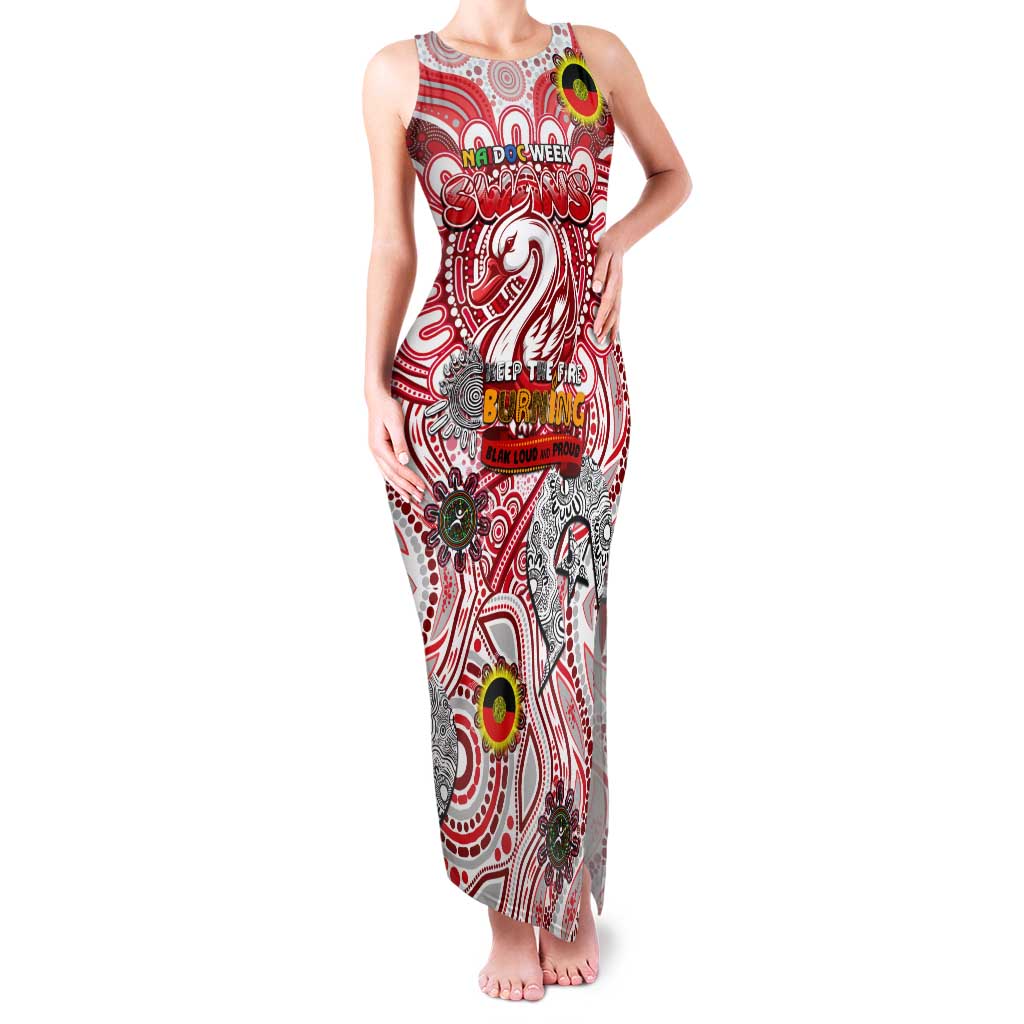 Custom Sydney Swans NAIDOC Week 2024 Tank Maxi Dress Mascot Football