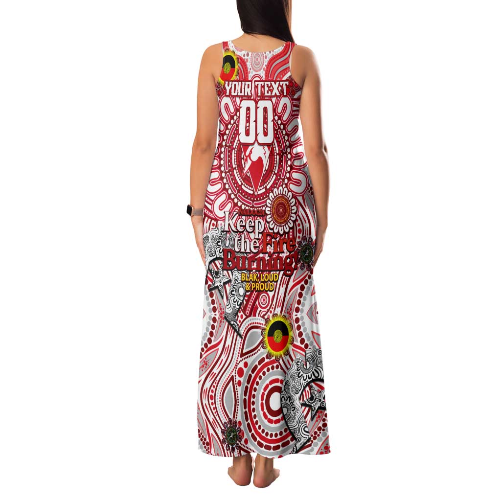 Custom Sydney Swans NAIDOC Week 2024 Tank Maxi Dress Mascot Football