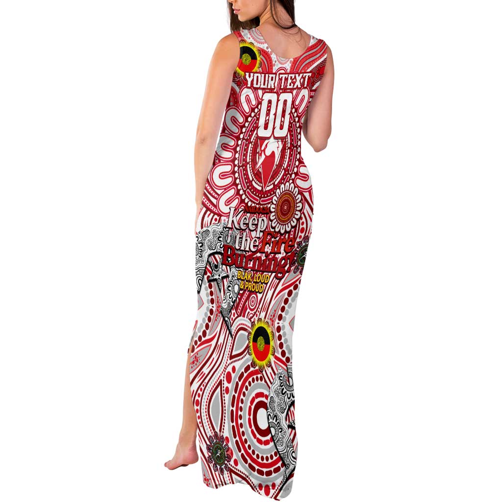 Custom Sydney Swans NAIDOC Week 2024 Tank Maxi Dress Mascot Football