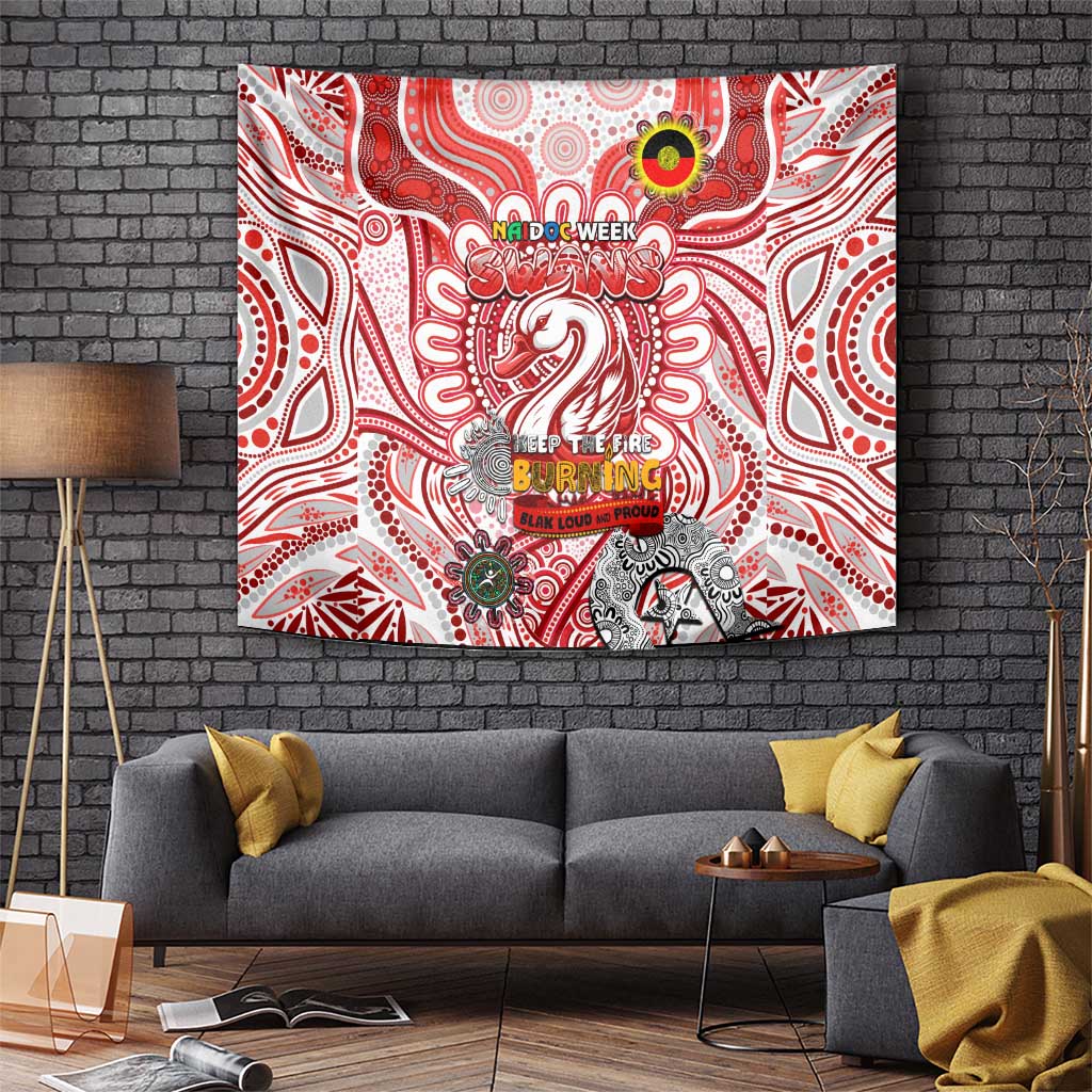 Sydney Swans NAIDOC Week 2024 Tapestry Mascot Football