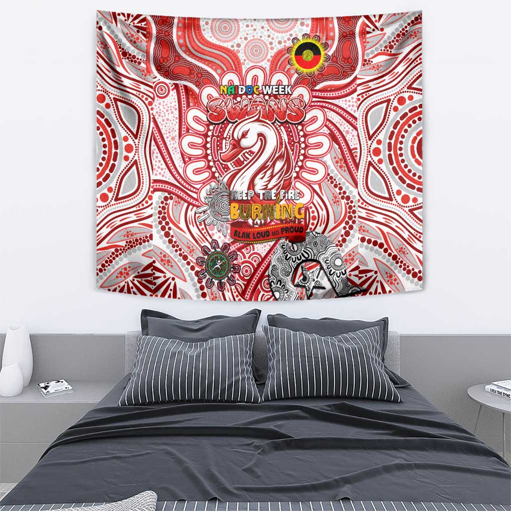Sydney Swans NAIDOC Week 2024 Tapestry Mascot Football