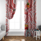 Sydney Swans NAIDOC Week 2024 Window Curtain Mascot Football