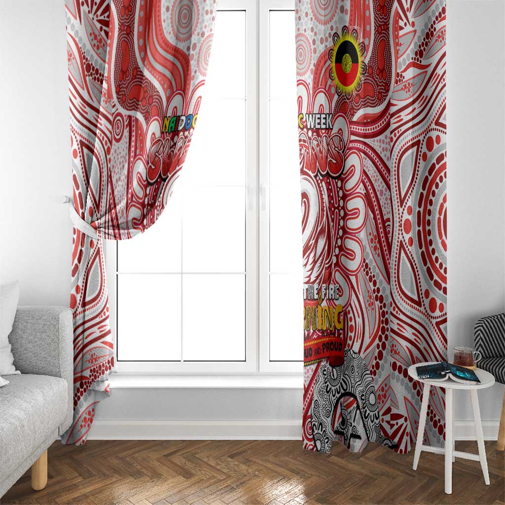 Sydney Swans NAIDOC Week 2024 Window Curtain Mascot Football