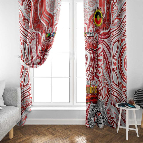 Sydney Swans NAIDOC Week 2024 Window Curtain Mascot Football