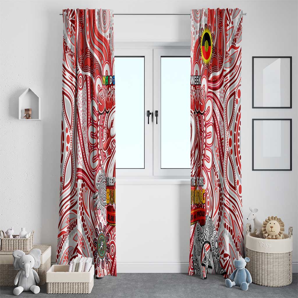Sydney Swans NAIDOC Week 2024 Window Curtain Mascot Football