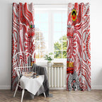 Sydney Swans NAIDOC Week 2024 Window Curtain Mascot Football