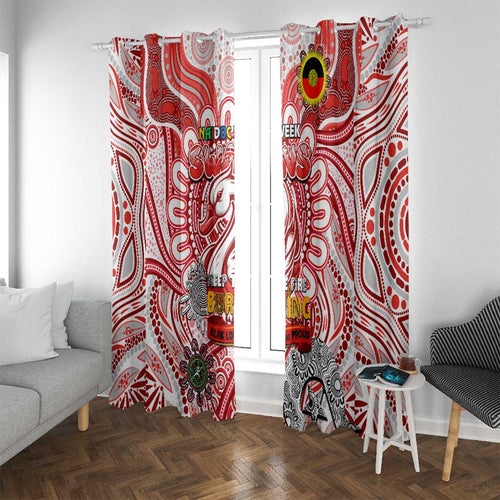 Sydney Swans NAIDOC Week 2024 Window Curtain Mascot Football