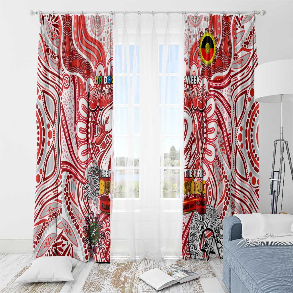 Sydney Swans NAIDOC Week 2024 Window Curtain Mascot Football