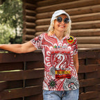 Custom Sydney Swans NAIDOC Week 2024 Women Polo Shirt Mascot Football