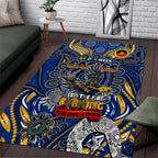 West Coast Eagles NAIDOC Week 2024 Area Rug Mascot Football