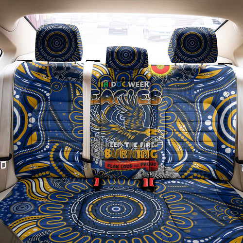 West Coast Eagles NAIDOC Week 2024 Back Car Seat Cover Mascot Football