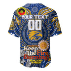 Custom West Coast Eagles NAIDOC Week 2024 Baseball Jersey Mascot Football