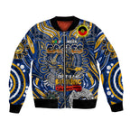 Custom West Coast Eagles NAIDOC Week 2024 Bomber Jacket Mascot Football