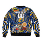 Custom West Coast Eagles NAIDOC Week 2024 Bomber Jacket Mascot Football
