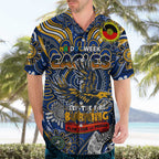 Custom West Coast Eagles NAIDOC Week 2024 Hawaiian Shirt Mascot Football