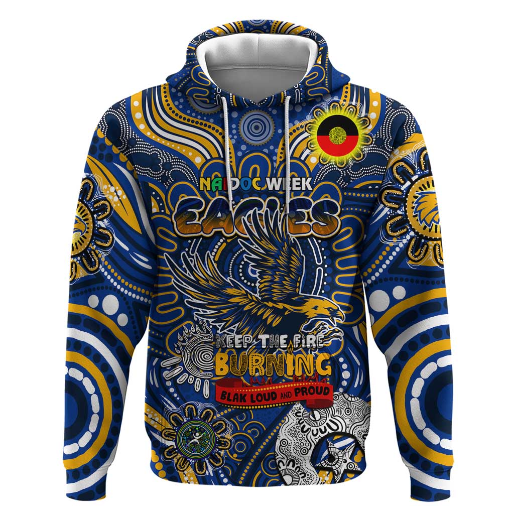 Custom West Coast Eagles NAIDOC Week 2024 Hoodie Mascot Football
