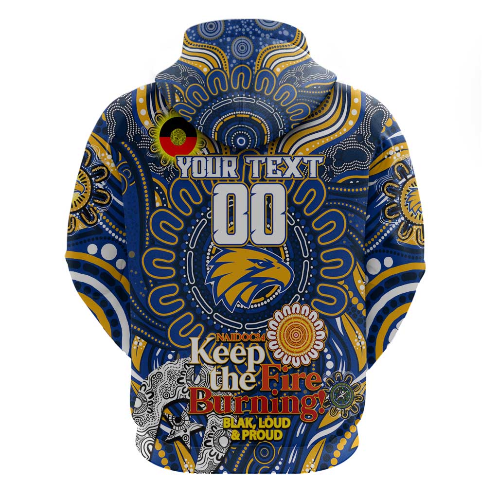 Custom West Coast Eagles NAIDOC Week 2024 Hoodie Mascot Football