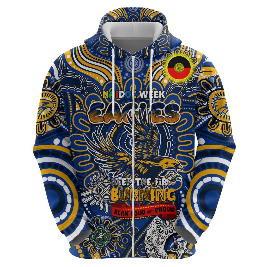 Custom West Coast Eagles NAIDOC Week 2024 Hoodie Mascot Football