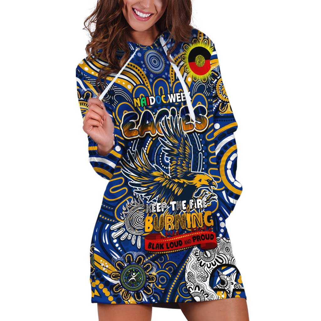 Custom West Coast Eagles NAIDOC Week 2024 Hoodie Dress Mascot Football