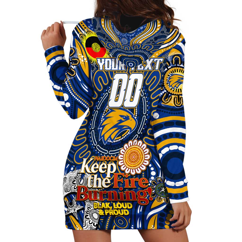 Custom West Coast Eagles NAIDOC Week 2024 Hoodie Dress Mascot Football