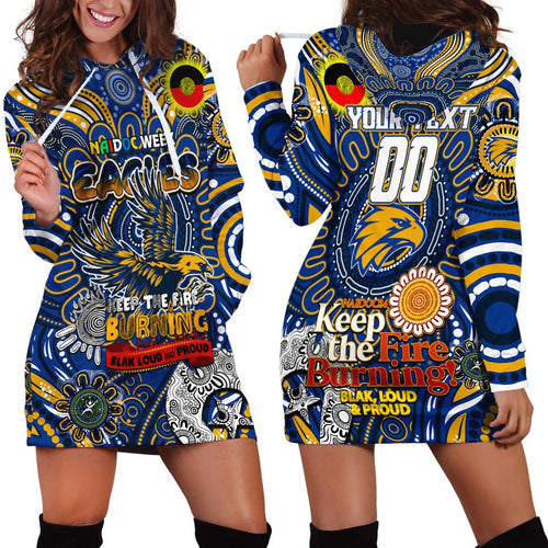 Custom West Coast Eagles NAIDOC Week 2024 Hoodie Dress Mascot Football