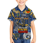 Custom West Coast Eagles NAIDOC Week 2024 Kid Hawaiian Shirt Mascot Football