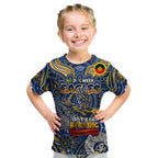 Custom West Coast Eagles NAIDOC Week 2024 Kid T Shirt Mascot Football