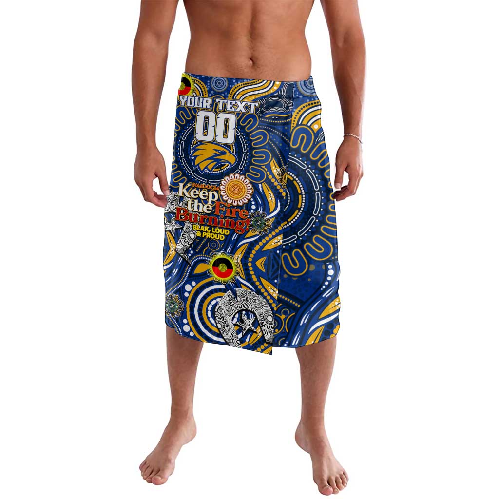 Custom West Coast Eagles NAIDOC Week 2024 Lavalava Mascot Football
