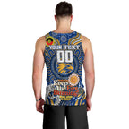 Custom West Coast Eagles NAIDOC Week 2024 Men Tank Top Mascot Football
