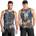 Custom West Coast Eagles NAIDOC Week 2024 Men Tank Top Mascot Football