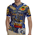 Custom West Coast Eagles NAIDOC Week 2024 Rugby Jersey Mascot Football
