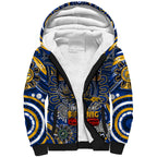 Custom West Coast Eagles NAIDOC Week 2024 Sherpa Hoodie Mascot Football