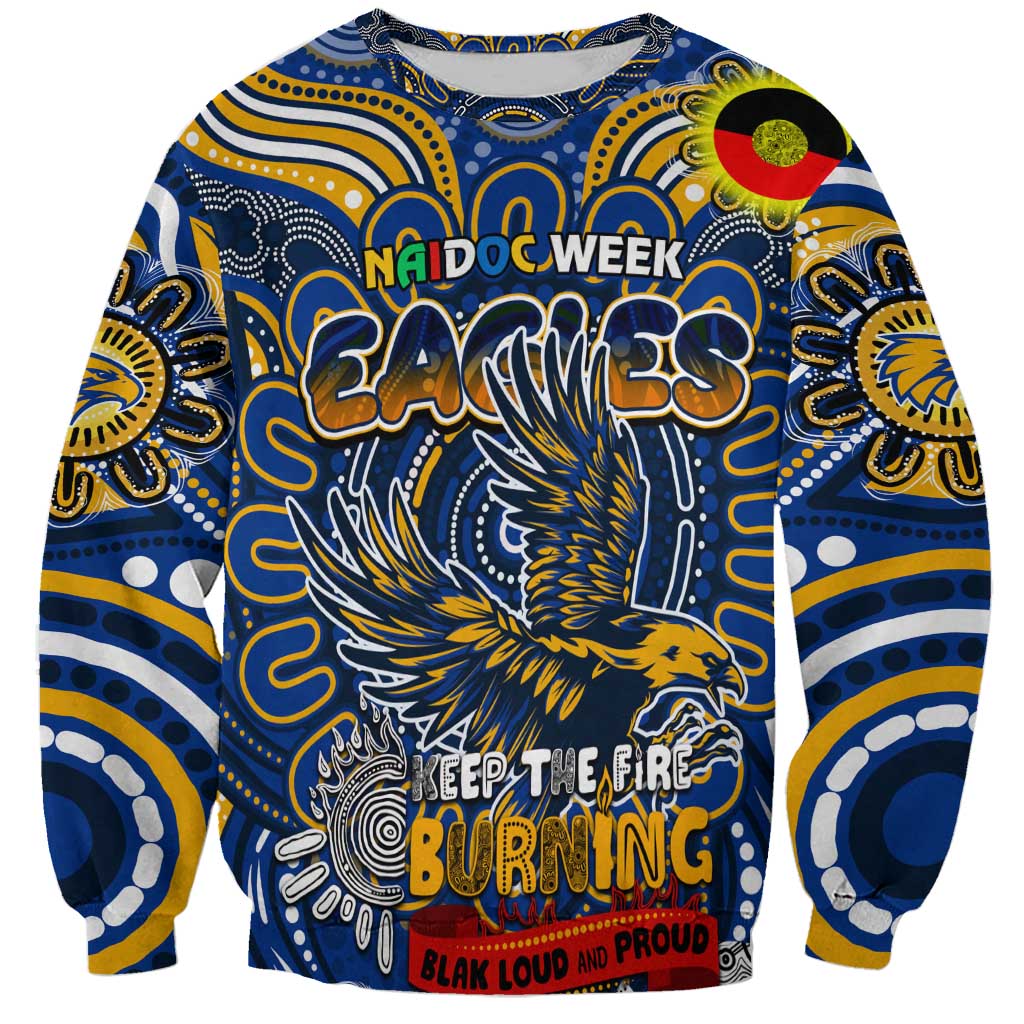 Custom West Coast Eagles NAIDOC Week 2024 Sweatshirt Mascot Football