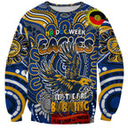 Custom West Coast Eagles NAIDOC Week 2024 Sweatshirt Mascot Football