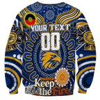 Custom West Coast Eagles NAIDOC Week 2024 Sweatshirt Mascot Football
