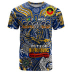Custom West Coast Eagles NAIDOC Week 2024 T Shirt Mascot Football