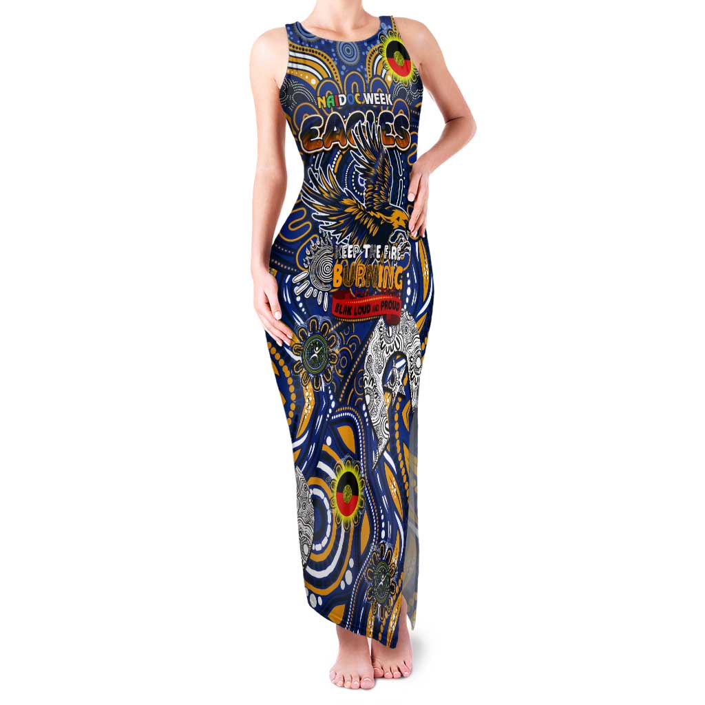Custom West Coast Eagles NAIDOC Week 2024 Tank Maxi Dress Mascot Football