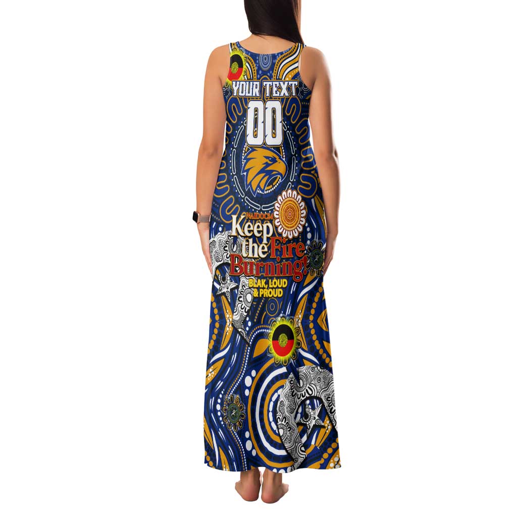 Custom West Coast Eagles NAIDOC Week 2024 Tank Maxi Dress Mascot Football
