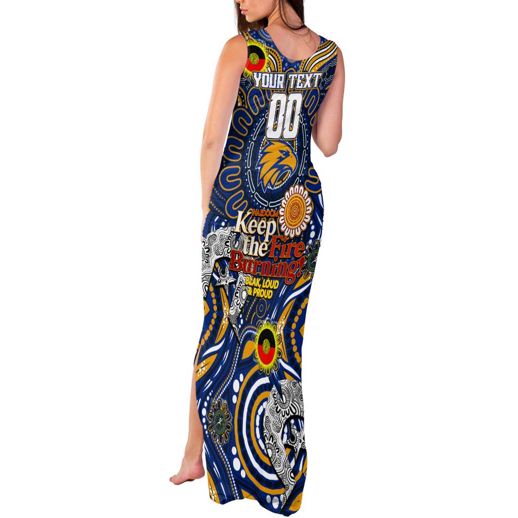 Custom West Coast Eagles NAIDOC Week 2024 Tank Maxi Dress Mascot Football