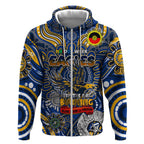 Custom West Coast Eagles NAIDOC Week 2024 Zip Hoodie Mascot Football