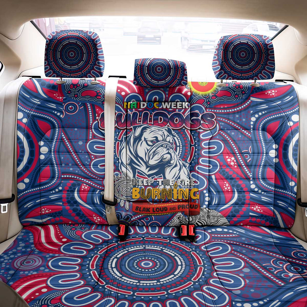 Western Bulldogs NAIDOC Week 2024 Back Car Seat Cover Mascot Football