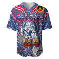 Custom Western Bulldogs NAIDOC Week 2024 Baseball Jersey Mascot Football