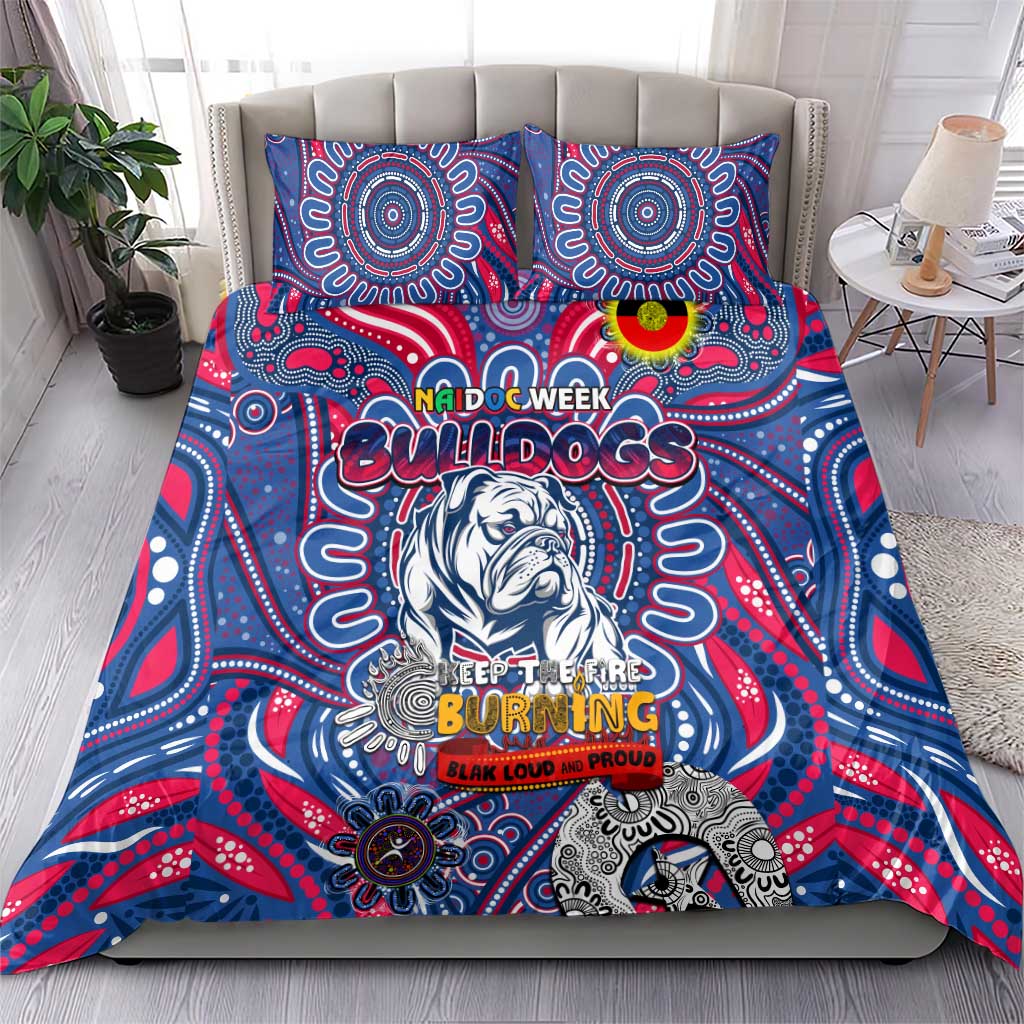 Western Bulldogs NAIDOC Week 2024 Bedding Set Mascot Football