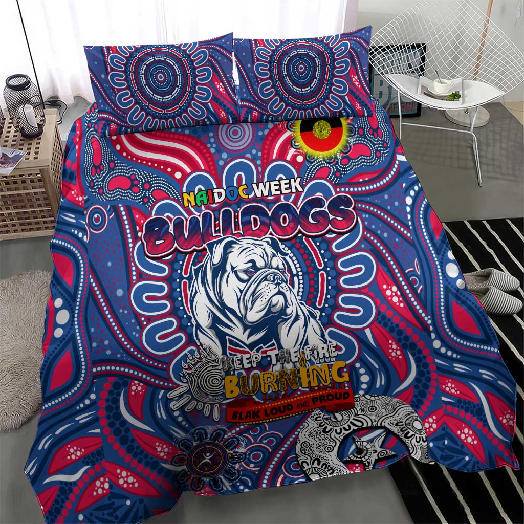Western Bulldogs NAIDOC Week 2024 Bedding Set Mascot Football