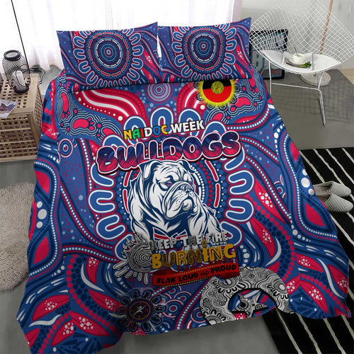 Western Bulldogs NAIDOC Week 2024 Bedding Set Mascot Football