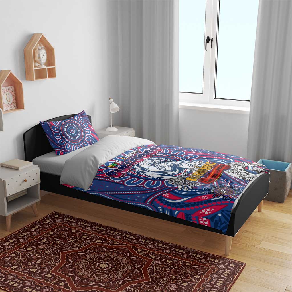 Western Bulldogs NAIDOC Week 2024 Bedding Set Mascot Football