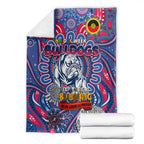 Western Bulldogs NAIDOC Week 2024 Blanket Mascot Football
