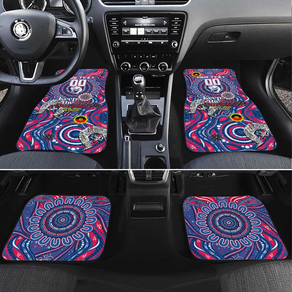 Western Bulldogs NAIDOC Week 2024 Car Mats Mascot Football